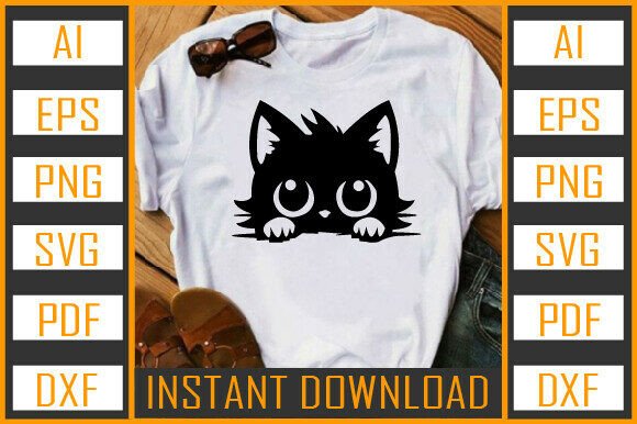Cat Vector Silhouette 21