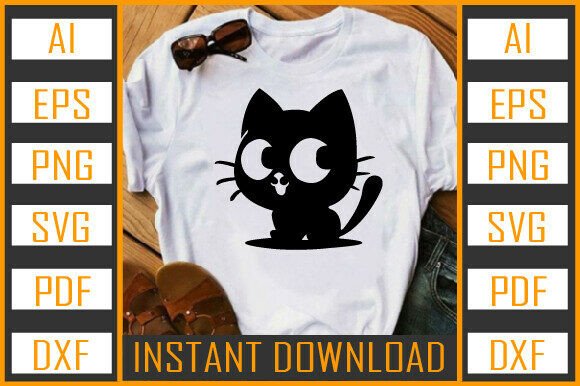 Cat Vector Silhouette 30