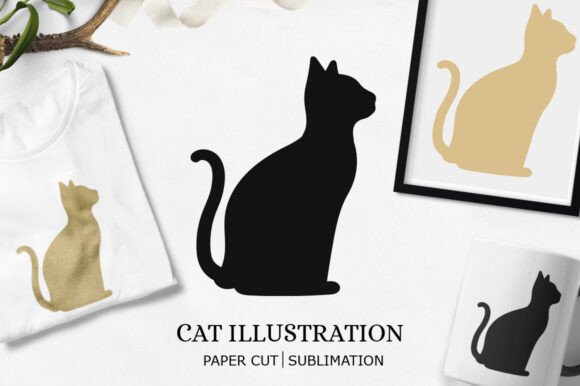 Laser Cutting Cat Cat Silhouette