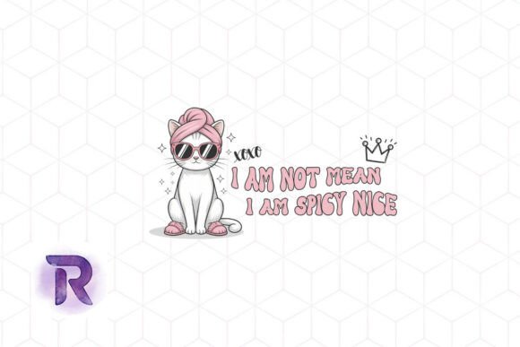 Spicy Nice Cat with Attitude PNG